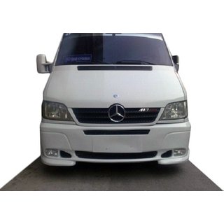 Moldura de parachoques delantero para 2 faros (CDI, para pintar) Mercedes Sprinter W901/902/903/904/905 1995–2006 foto 2