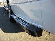 Mercedes Sprinter W906 2006–2018 Estribos laterales detrás de la rueda trasera DOT-Line (2 uds., aluminio) foto 1