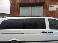 Mercedes Vito W639 2004-2014 Barras de techo negras CAN Diseno Original (Pies de metal) foto 4