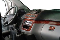 Mercedes Viano 2004-2014 Cubierta de tablero Meric (parte delantera) 2006-2015, Carbono foto 3