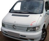 Mercedes Vito W638 1996-2003 Pestañas para faros (imprimadas) foto 1