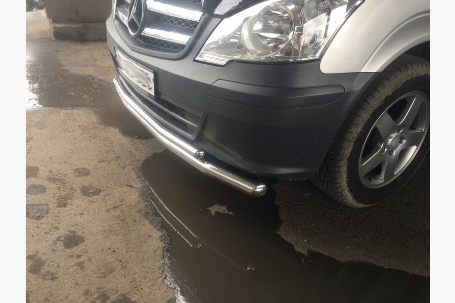 Mercedes Vito W639 2004-2014 Defensa Delantera ST014 (Acero Inoxidable) Foto 7