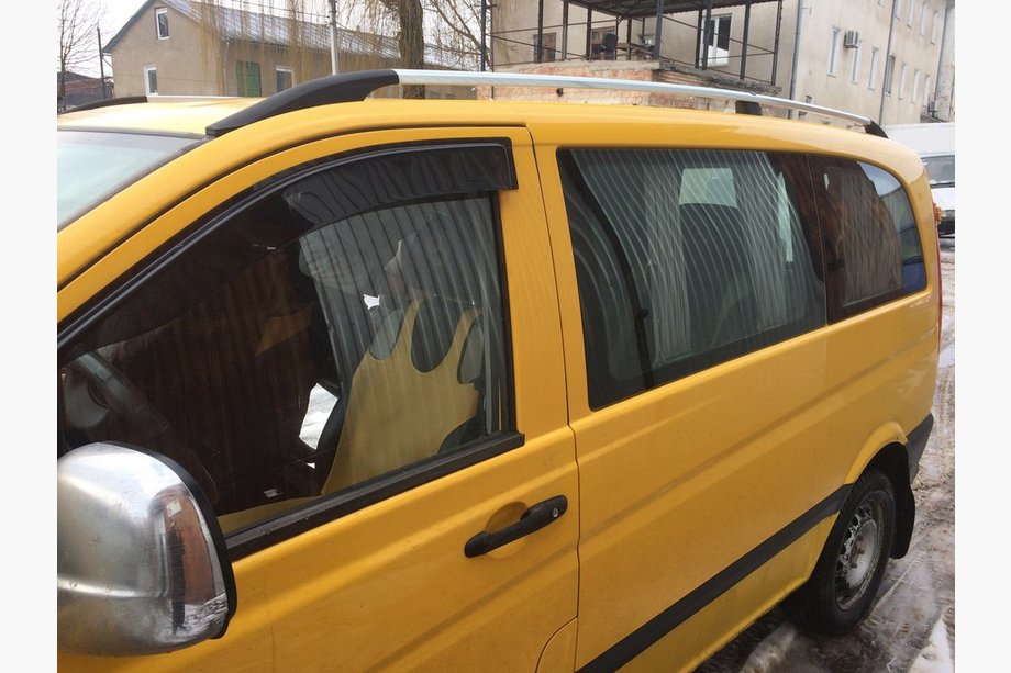 Mercedes Viano 2004-2014 Deflectores de Ventana (2 uds, Canal Interior DD) Foto 5
