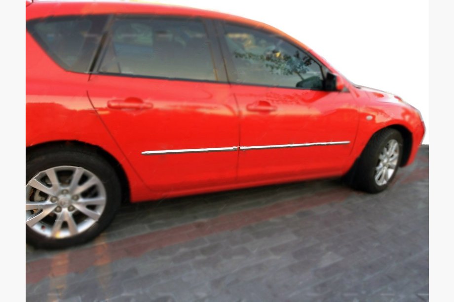 Mazda 3 2003-2009 Molduras de puerta acero inoxidable (4 uds) Image