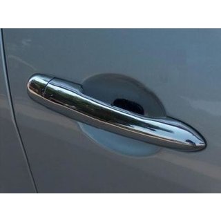 Cubiertas Cromadas para Manijas de Puerta (4 uds, Acero Inoxidable)