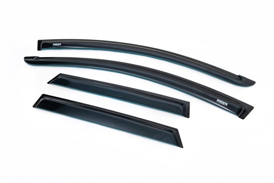 Mazda 3 2009-2013 Deflectores de Ventana HB (4 uds, Niken) Image
