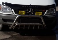 Mercedes Sprinter W901/902/903/904/905 1995–2006 Defensa Delantera WT002 (Acero Inoxidable) foto 1