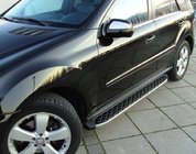 Mercedes GL class X164 2006-2012 Estribos Laterales BlackLine (2 uds, Aluminio) foto 1