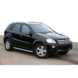 Estribos Laterales Fullmond (2 uds., Aluminio) Mercedes ML W164 2005-2011 foto 3