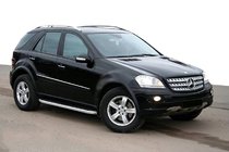 Mercedes ML W164 2005-2011 Estribos Laterales Fullmond (2 uds., Aluminio) foto 3