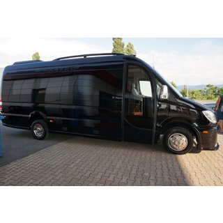 Tapacubos de acero inoxidable Exclusive V2 (2 aros, 4 uds) Mercedes Sprinter W906 2006–2018 foto 2