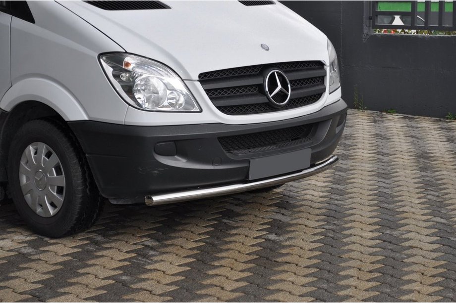Mercedes Sprinter W906 2006–2018 Barra frontal inferior ST008 (acero inoxidable) 2006-2013, 70mm Image