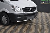 Mercedes Sprinter W906 2006–2018 Barra frontal inferior ST008 (acero inoxidable) 2006-2013, 70mm foto 1