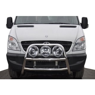 Defensa delantera alta WT018 (acero inoxidable) foto 3