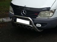 Mercedes Sprinter W901/902/903/904/905 1995–2006 Defensa Delantera WT002 (Acero Inoxidable) foto 3