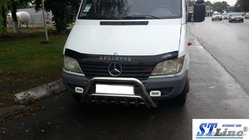 Mercedes Sprinter W901/902/903/904/905 1995–2006 Defensa Delantera WT002 (Acero Inoxidable) foto 2
