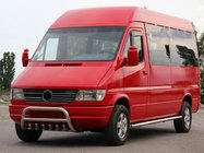 Mercedes Sprinter W901/902/903/904/905 1995–2006 Defensa Delantera WT008 (Acero Inoxidable) foto 1