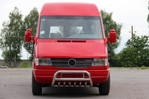 Mercedes Sprinter W901/902/903/904/905 1995–2006 Defensa Delantera WT008 (Acero Inoxidable) foto 2