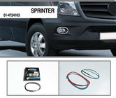 Mercedes Sprinter W906 2006–2018 Cubiertas Cromadas para Faros Antiniebla 2013↗ (2 uds, Acero Inoxidable) foto 3