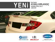Honda Civic Sedan IX 2011-2016 Alerón Isikli (imprimado para pintar) foto 2