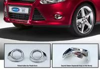 Ford Focus III 2011-2017 Cubiertas cromadas para faros antiniebla (2 uds., plastico) foto 1