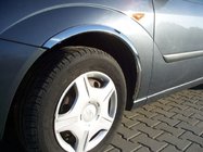 Ford Focus I 1998-2005 Aletines de aleta (4 uds, acero inoxidable) foto 1