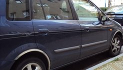 Mazda Premacy 1999-2005 Molduras de aleta de acero inoxidable (4 uds) foto 1