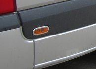 Volkswagen Crafter 2006-2016 Embellecedores cromados para luces de posicion (6 uds, acero inoxidable) Carmos - Acero Inoxidable Turco foto 2