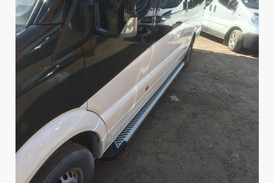 Volkswagen Crafter 2006-2016 Estribos Laterales King (2 uds., Aluminio) Batalla Media Foto 3