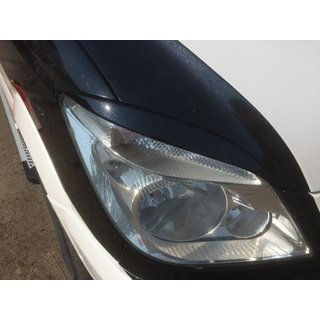 Pestañas Faros Rectas (negras, ABS, 2006-2013) Mercedes Sprinter W906 2006–2018 foto 2