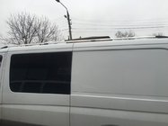 Mercedes Sprinter W906 2006–2018 Barras de Techo DD 265 cm, Cromo, Pie de Plástico foto 2