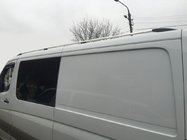 Mercedes Sprinter W906 2006–2018 Barras de Techo DD 265 cm, Cromo, Pie de Plástico foto 1