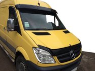 Mercedes Sprinter W906 2006–2018 Visera de parabrisas en marco V1 (negro brillo, 5mm) foto 1