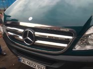 Mercedes Sprinter W906 2006–2018 Cubiertas de Parrilla Cromadas (2006-2013, Acero Inoxidable) OmsaLine - Acero Inoxidable Italiano foto 5