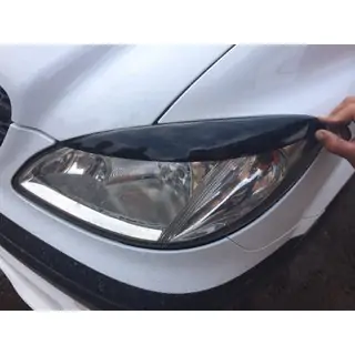 Pestañas de faros rectas (2004-2010, 2 uds, plástico)