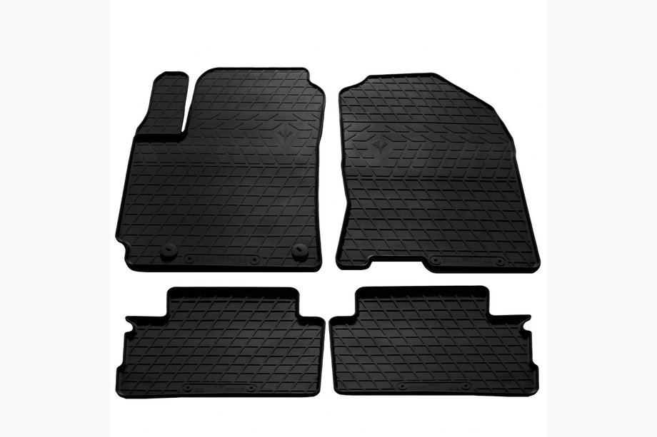 Hyundai Kona 2017-2023 Alfombrillas de goma (4 uds, Stingray Premium) Image