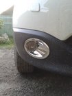 Nissan Qashqai 2007-2010 Cubiertas cromadas para faros antiniebla con rebaje (2 uds, plastico) foto 5