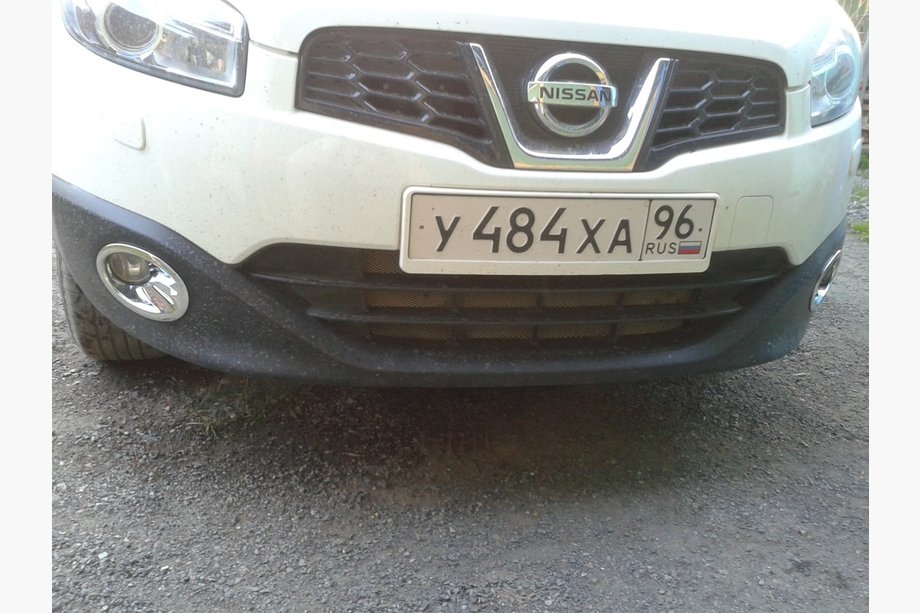 Nissan Qashqai 2007-2010 Cubiertas cromadas para faros antiniebla con rebaje (2 uds, plastico) Foto 6