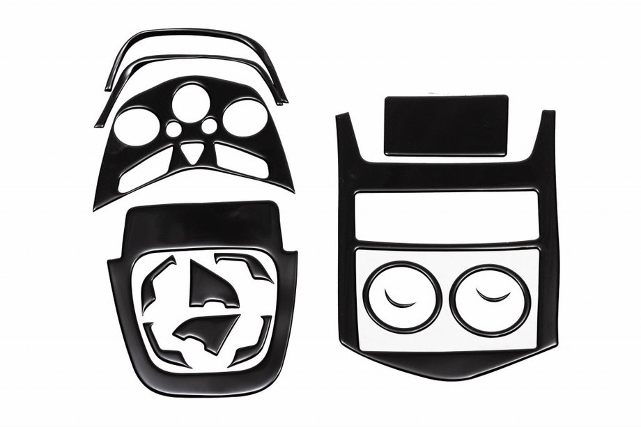 Chevrolet Aveo T300 2011-2020 Cubiertas de Panel de Salpicadero Negro Piano Image