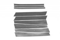 BMW X5 E53 1999–2006 Cubierta de salpicadero V-2 Aluminio foto 2