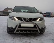 Nissan Qashqai 2014-2021 Defensa Delantera WT003 (Acero Inoxidable) foto 1