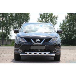 Defensa Delantera ST015 (Acero Inoxidable) Nissan Qashqai 2014-2021 foto 2