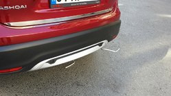 Nissan Qashqai 2014-2021 Moldura maletero acero inoxidable OmsaLine - Acero Inoxidable Italiano foto 3