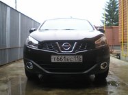 Nissan Qashqai 2007-2010 Cubiertas cromadas para faros antiniebla con rebaje (2 uds, plastico) foto 3