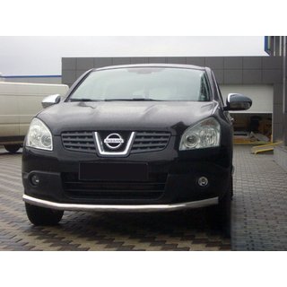 Defensa Delantera ST008 (Acero Inoxidable) Nissan Qashqai 2007-2010 foto 1