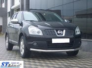 Nissan Qashqai 2007-2010 Defensa Delantera ST008 (Acero Inoxidable) foto 3
