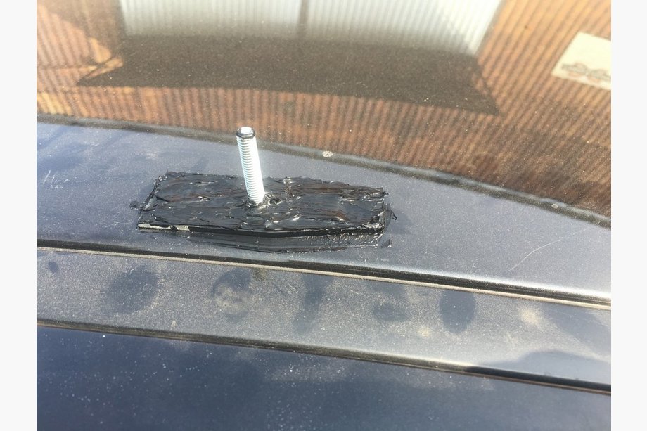 Nissan Qashqai 2010-2014 Barras de Techo Cromadas Para versión +2, Pies de plástico Foto 4