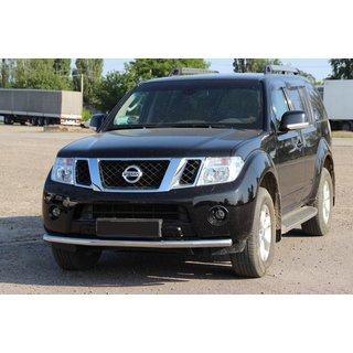 Defensa Delantera ST008-1 (Acero Inoxidable) Nissan Pathfinder R51 2005-2014 foto 1