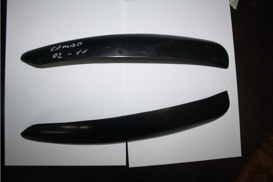Opel Combo 2002–2012 Pestañas para faros (imprimadas) Image