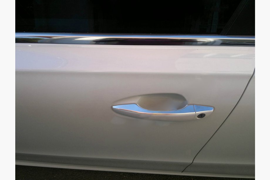Peugeot 508 2010-2018 Cubiertas cromadas para la parte superior de las manijas (4 uds, acero inoxidable) Foto 1